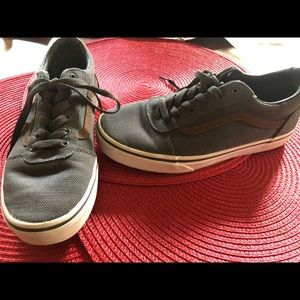 VANS Dark Grey and Brown size 5Y NWOT
